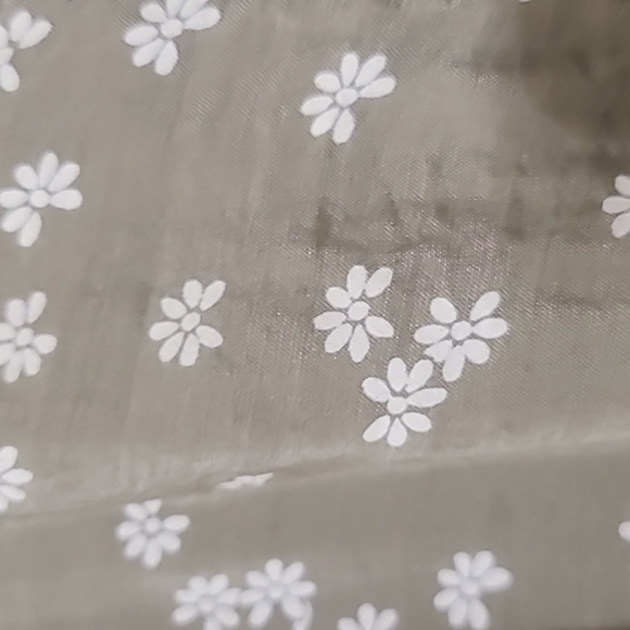 ENTRO‎ Women's Olive Green Short Sleeve Floral Mini Dress - Size L NEW WITH TAGS - Picture 7 of 11